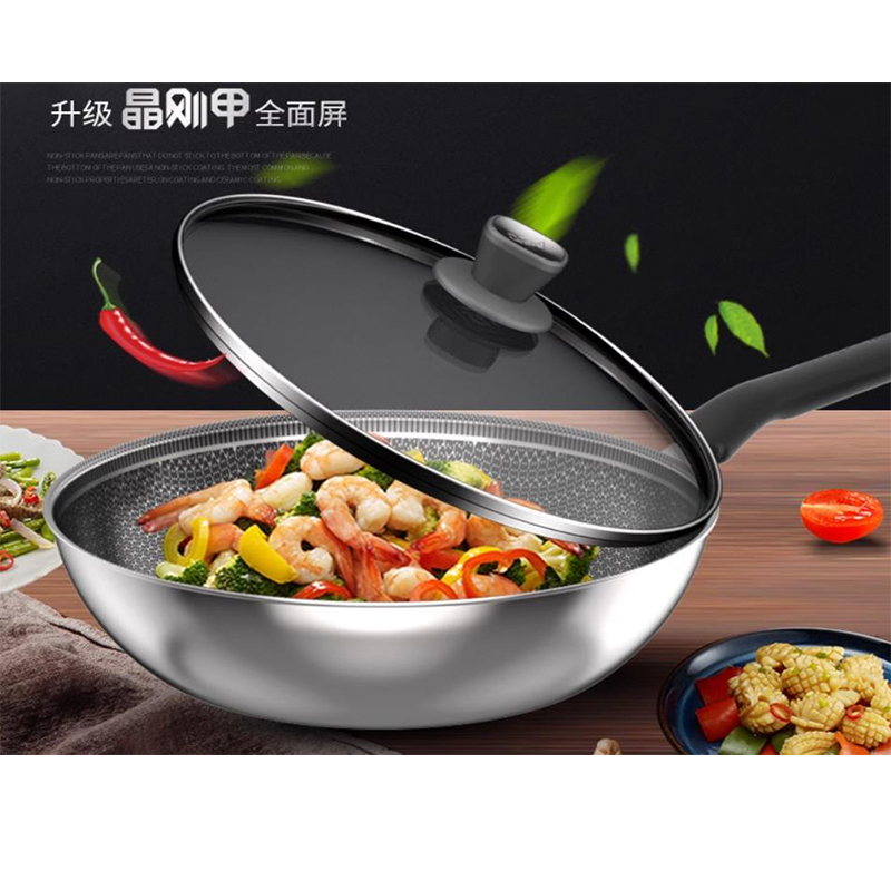 拓杰(飞科)爱仕达晶刚甲.复合钢炒锅 CC32E6DS(1件/4个)