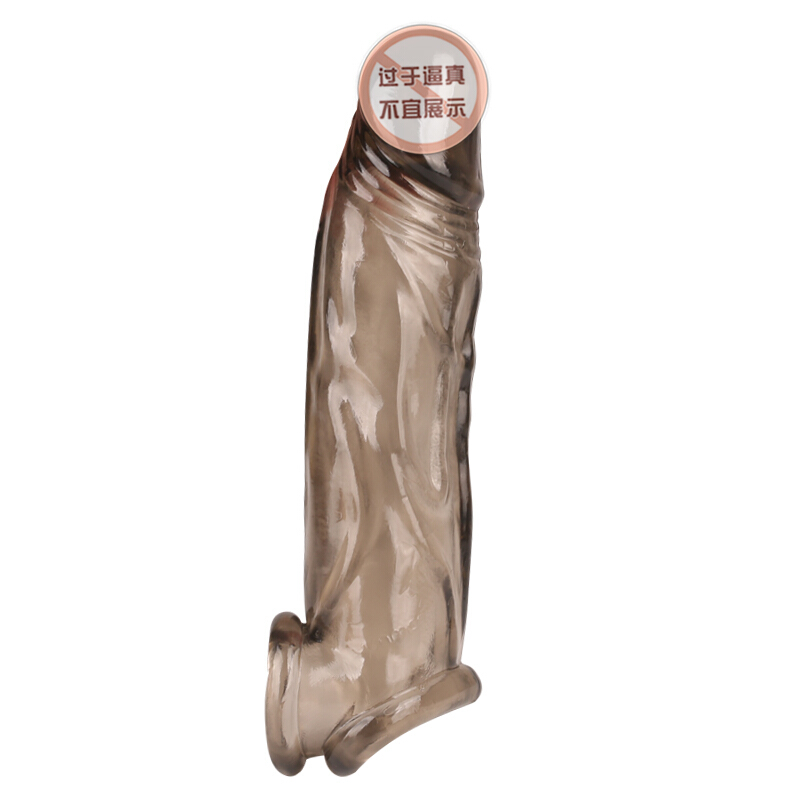 云曼 狼牙套透明水晶套茎套男用加粗夫妻共用加大外用套成人情趣性用品 威猛套黑色高清大图