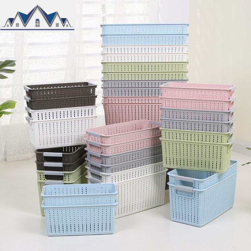 镂空厨房蔬菜水果筐桌面收纳盒家用浴室置物篮塑料整理储物储存箱 三维工匠收纳篮高清大图