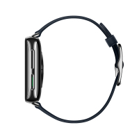 OPPO Watch 精钢版 皓银 智能手表 eSIM通信 双曲面柔性屏 21天长续航 运动健康伴侣 VOOC闪充 游泳
