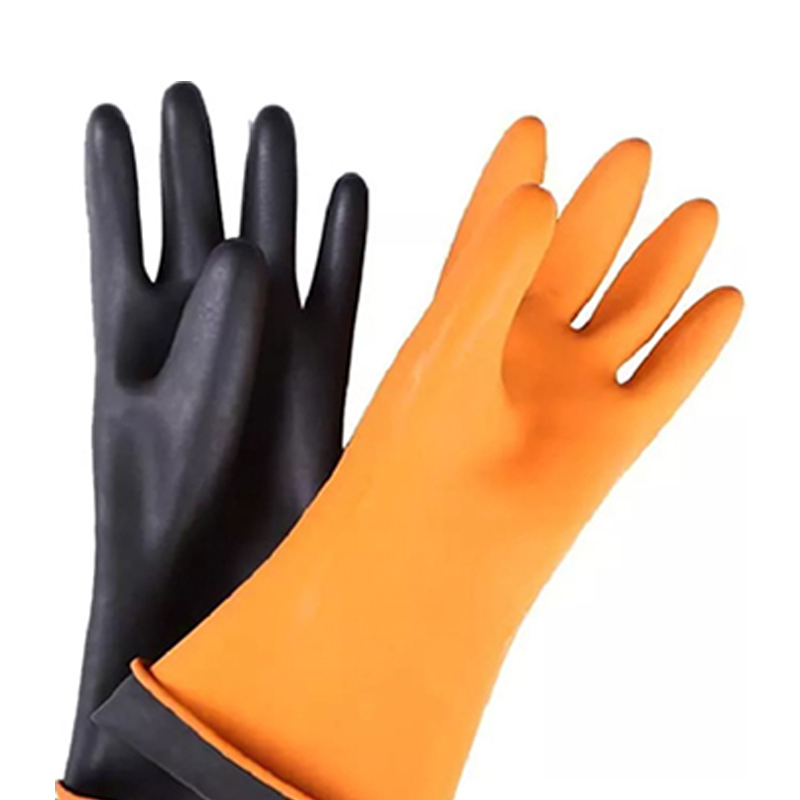 铂识 黑色工业乳胶手套 长35cm 副高清大图