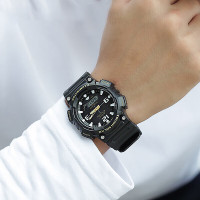 卡西欧CASIO石英表AQ-S810WC-7AVDF 100米防水指针设计全国联保