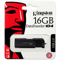 金士顿(Kingston)u盘闪存盘DT104电脑系统优盘商务办公车载高速U盘USB2.0 16GB