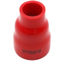 维度（WEDO）IN536A 1/2寸绝缘浸塑六角套筒 铬钒钢 1/2寸（12.5mm）VDE 绝缘耐压1000V 红色 24mm
