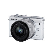 佳能EOS M200微单数码相机白色 15-45 官方标配