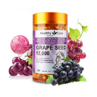 清仓 澳洲进口 假一赔十 Healthy Care 葡萄籽胶囊 300粒瓶装 保质期到21年10月 葡萄籽/原花青素