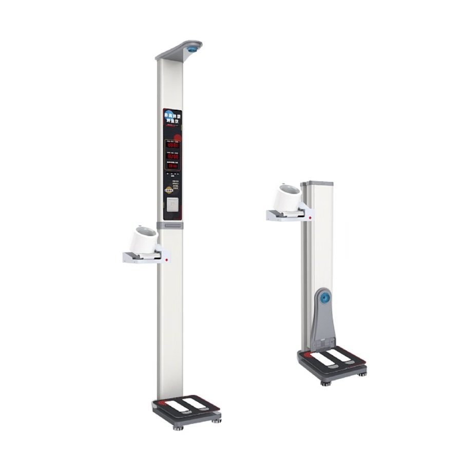 乐佳利康智能身高体重血压心率脉搏测量仪HW-T7B型超声波体检一体机 HW-T7B