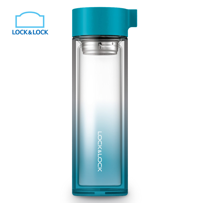 乐扣乐扣（lock&lock）星钻双层玻璃水杯 LLG653高清大图