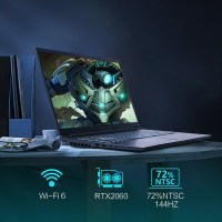 机械革命(MECHREVO) 蛟龙P 17.3英寸 游戏本(R7-4800H 16G 1T+512G固态 RTX2060-6G 144Hz) 定制 窄边框 轻薄本 笔记本电脑