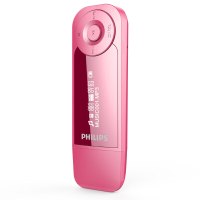 飞利浦(Philips)SA1208MP3音乐播放器小型便携式英语随身听学生版HIFI听歌 8G 粉红