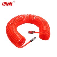 冰禹 SNll-20 PU弹簧气管 软管空压机弹簧管 气泵高压伸缩软管螺旋风管 8*5（12米）带接头