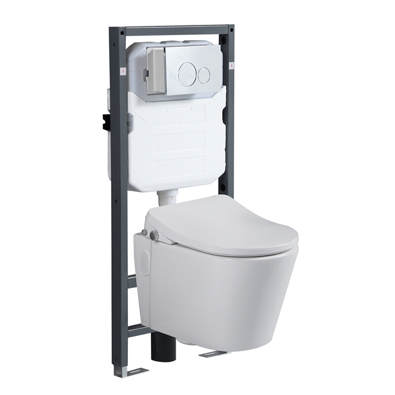 小户型悬挂式马桶挂墙隐藏嵌入式水箱坐便器壁挂挂便器坐厕2380马桶盖