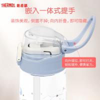 膳魔师Tritan孕婴童水杯运动吸管瓶时尚随行杯青年运动健身旅行出游便携水杯TCSJ-553 GR