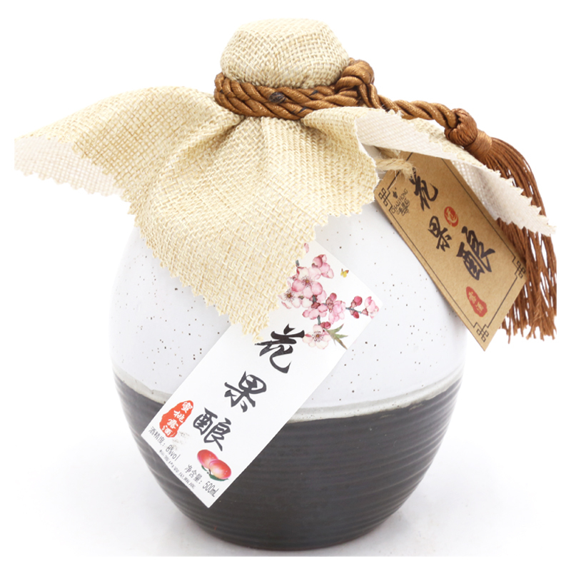 果味洋酒查理红CHALIHONG花果酿蜜桃露酒500ml