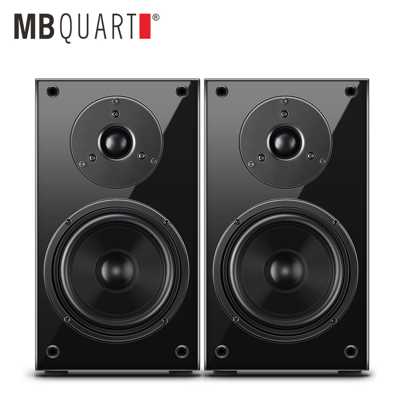MBQUART德国歌德ML205 2.0发烧HIFI5.25寸音箱音响高保真木质书架家用大功率无源桌面音响监听功放套装