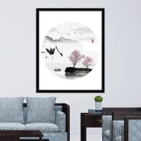 蘑菇说 数字油画手工涂色客厅卧室新中式自绘填色装饰油彩画