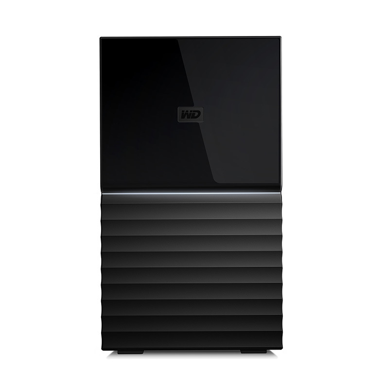 西部数据(WD) 双盘位桌面存储 My Book Duo 移动硬盘3.5英寸 Type-C 2盘位磁盘阵列 20TB