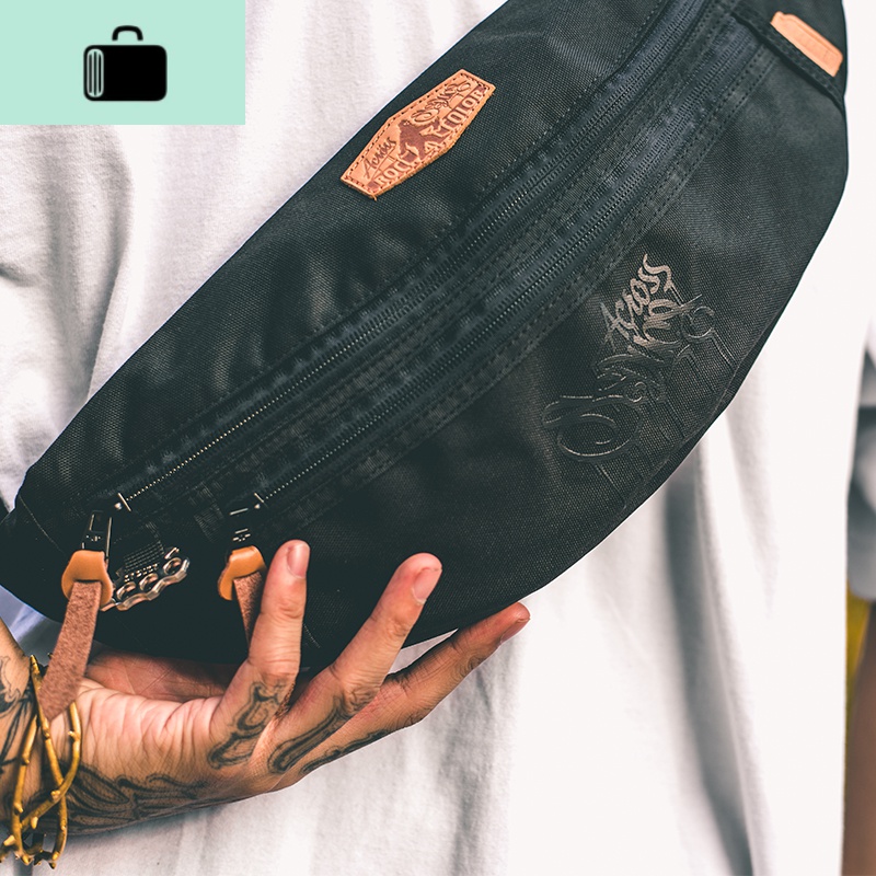 潮牌胸包男女腰包多功能户外街头休闲斜挎包运动嘻哈小包NEWLAKE高清大图