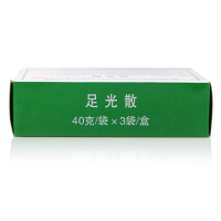 三盒装]九芝堂 足光散40g*3袋 清热燥湿,杀虫敛汗。用于湿热下注所致的角化型手足癣及臭汗症。外用散剂