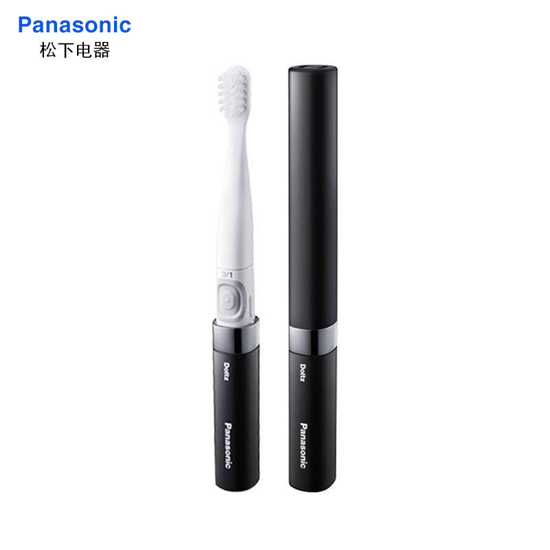 松下(Panasonic)电动声波牙刷便携式成人家用清洁口腔电动牙刷 EW-DS18-K