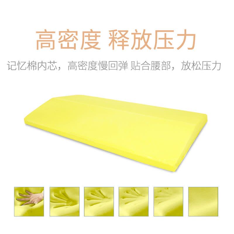 记忆棉靠背垫腰枕睡眠床上腰垫睡觉孕妇靠垫腰椎间盘突出护腰靠垫图片