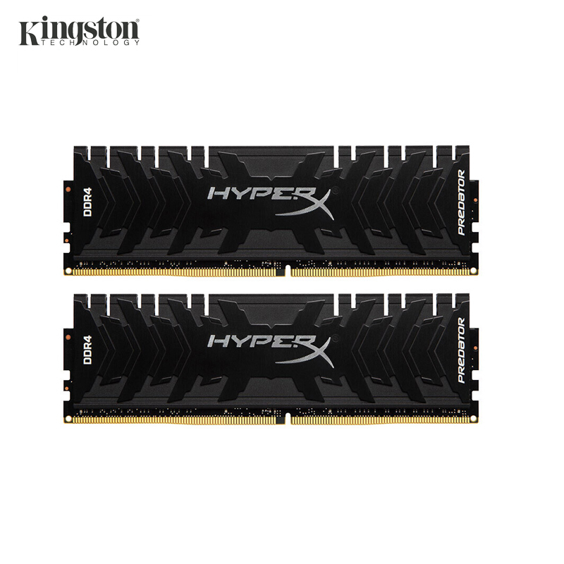 金士顿(Kingston) DDR4 3600 16GB(8G×2)套装 台式机内存 骇客神条 Predator掠食者系