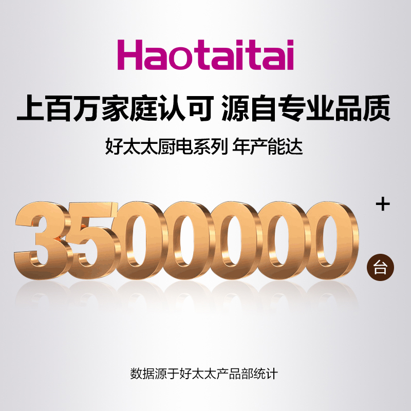 好太太集成灶蒸烤箱一体H805变频版家用自动清洗下排式集成定时烟灶套装(天然气)