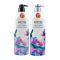 爱敬KCS可希丝花香系列柔顺丝滑洗护套装(洗发水600ml+护发素600ml)
