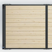 环杰折叠床实木钢架床120*200cm