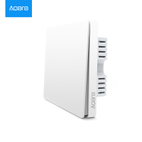 Aqara 墙壁开关(ZigBee零火单键版)单键 有零线才能用的智能灯控开关 零火线版86开关面板 绿米