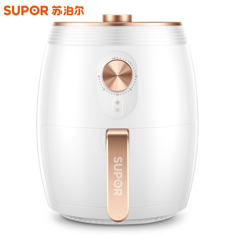 苏泊尔 (SUPOR)空气炸锅家用智能电炸锅3.7升大容量煎炸锅不沾易清洗烤箱薯条机 37D803A高清大图
