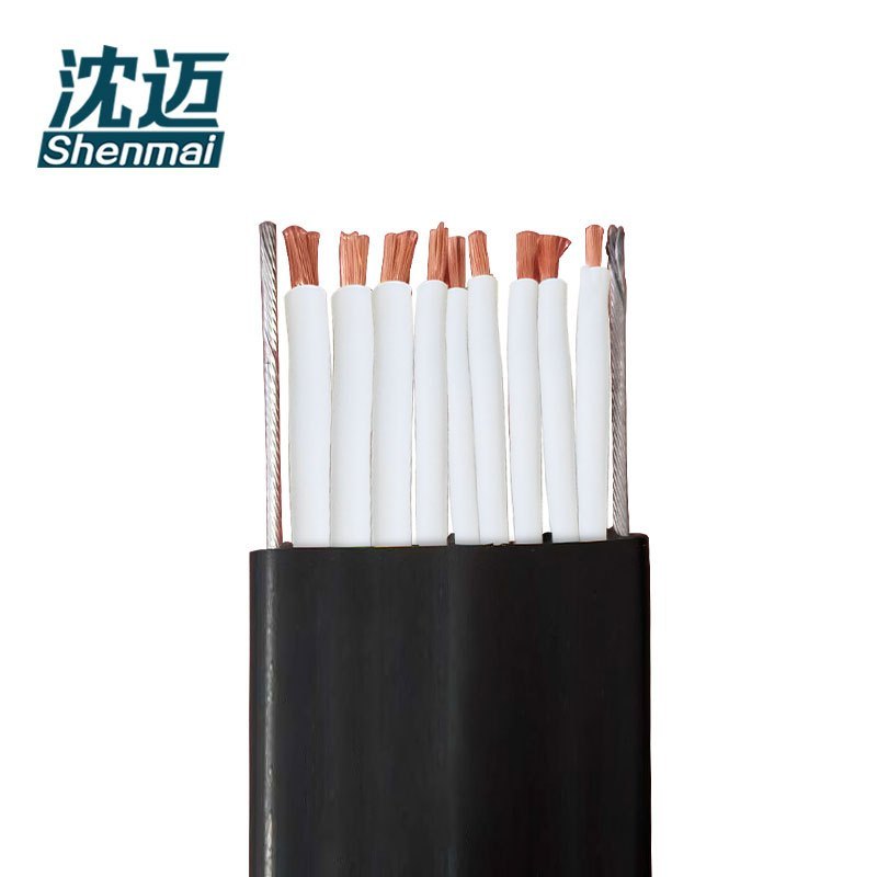 沈迈 铜芯扁电缆 YFFB-2G-3*10+6*1.5mm² /米高清大图