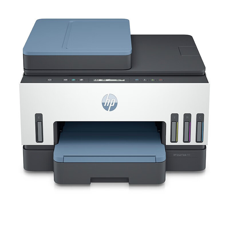 惠普(hp)tank 755 彩色喷墨连供无线打印一体机三合一 (单位:台)