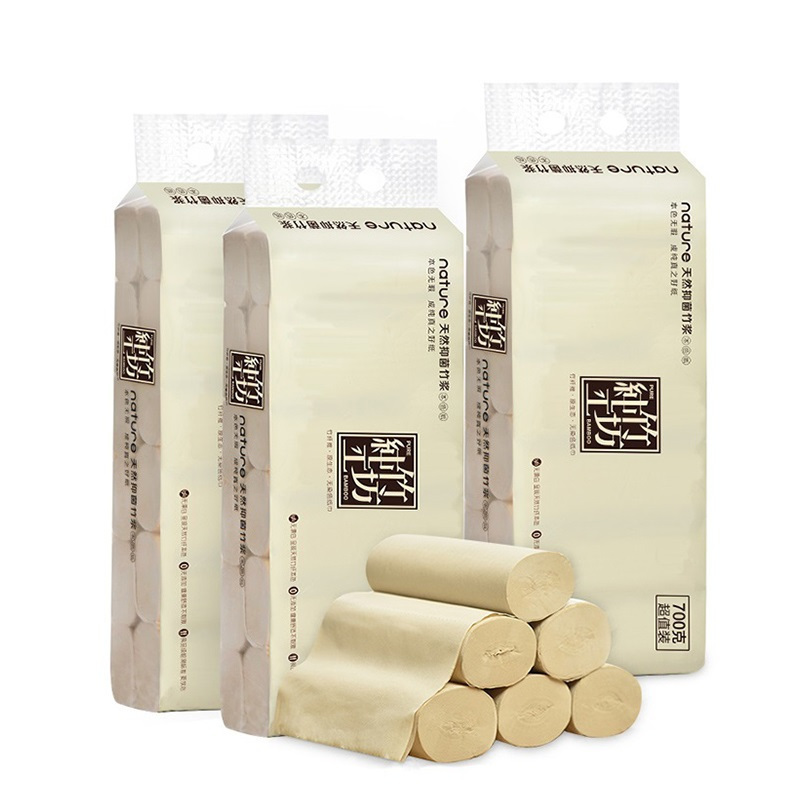 纯竹工坊 无芯卷纸 PURE系列4层58g*36卷(整箱售卖)竹浆卫生纸巾高清大图