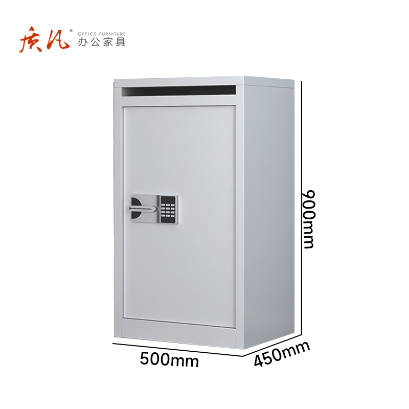 苏宁 质凡 办公家具 办公文件待销柜单节国保密码锁(内置帆布袋)/ZF-BMG114/500*450*900mm高清大图