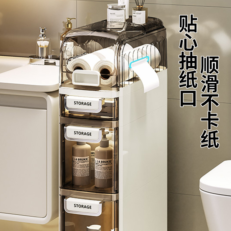 JEKO&JEKO 8007三四五层 升级款夹缝柜置物架高清大图