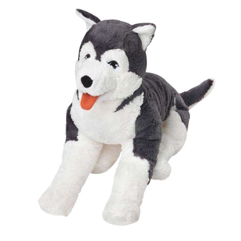 大哈士奇工厂同款宜家哈士奇拆家小能手里夫利毛绒玩具大狗爱斯基摩犬