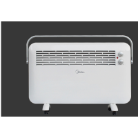 美的(Midea)NDK22-15D1 取暖器浴室 对衡式 升温快暖风机家用办公室 防水电暖器 白色