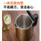 九阳(Joyoung)热水壶烧水壶电水壶 2L容量内外双钢无缝双层防烫304不锈钢 K20FD-W180