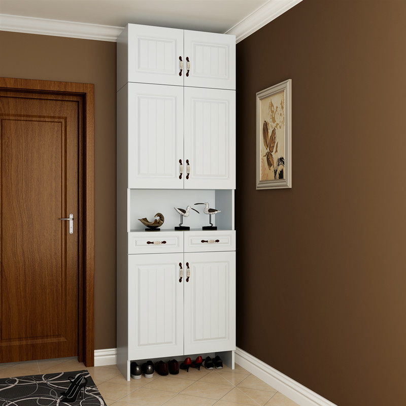 进入户鞋柜玄关柜 到顶定制整体现代简约进户简欧欧式通顶北欧定制 款