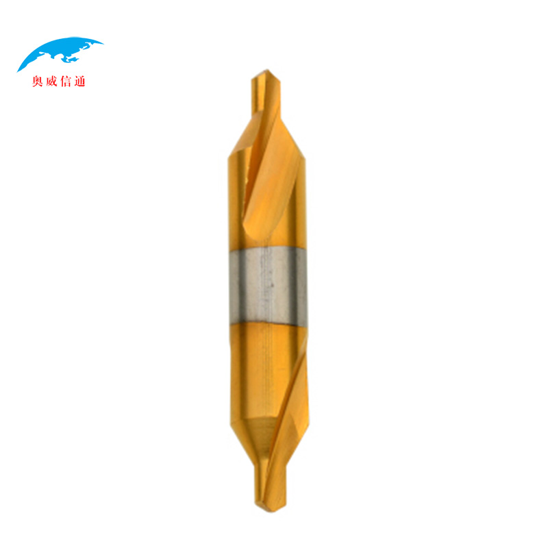奥威信通 刃具/刀具/刃具镀钛中心钻头/定位钻头/ 镀钛全磨制 支高清大图