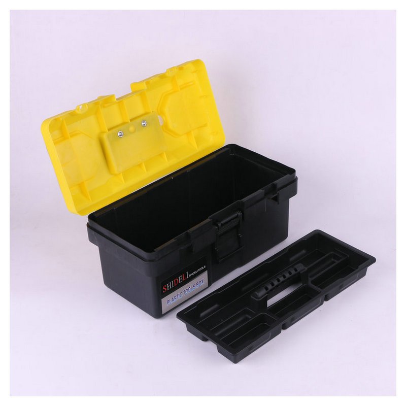 规格[14寸 36x17x19cm]手提工具箱 多功能汽车维修车载塑料工具箱美术箱