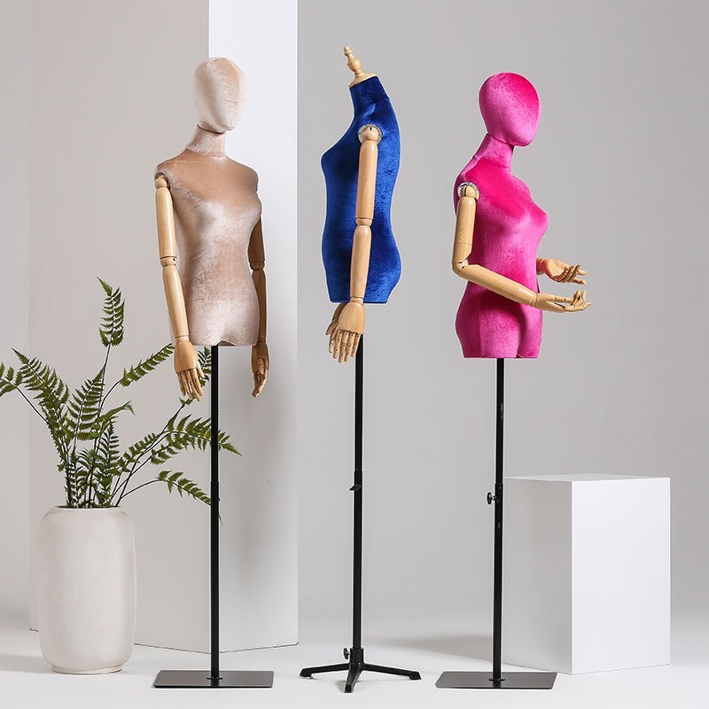 艺可恩服装店模特女展示架半身人体韩版橱窗假人台架子婚纱道具