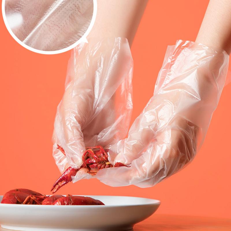 茶花 一次性PE手套(100只)/套高清大图