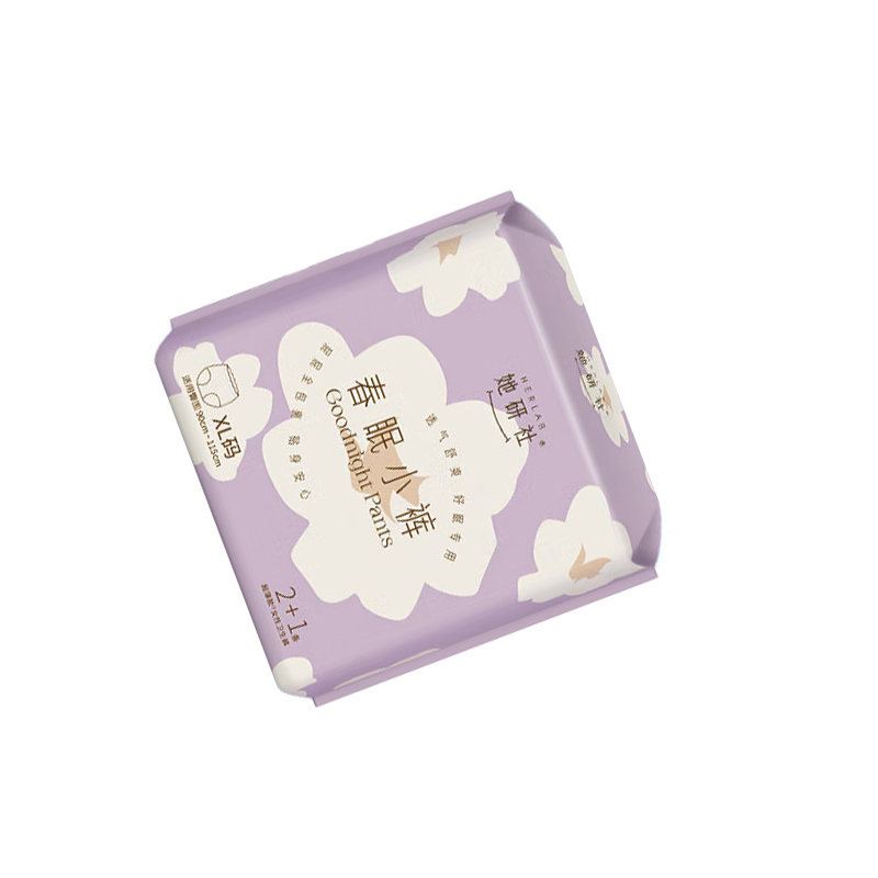 她研社(Herlab )春眠小裤安心裤3条XL大码 超长夜用 裤型卫生巾高清大图