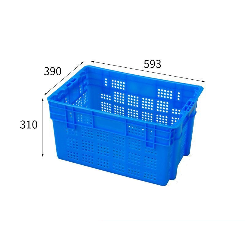 臻远ZY-SNXD-165塑料筐周转筐水果蔬菜收纳筐长方形货筐胶框 593*390*310高清大图
