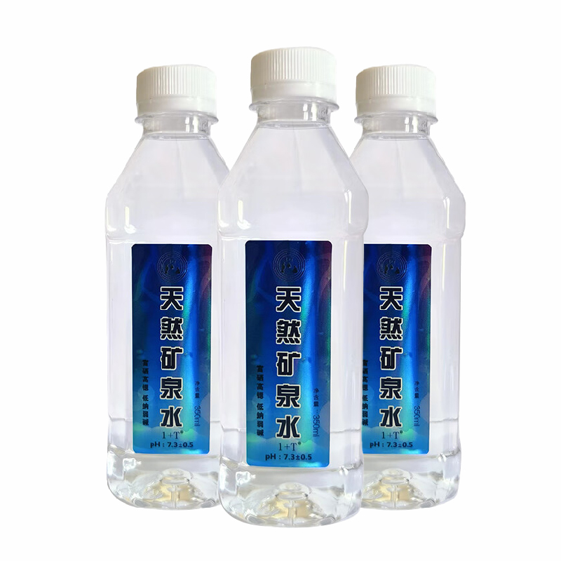 1+T天然矿泉水350ml*24瓶/箱高清大图