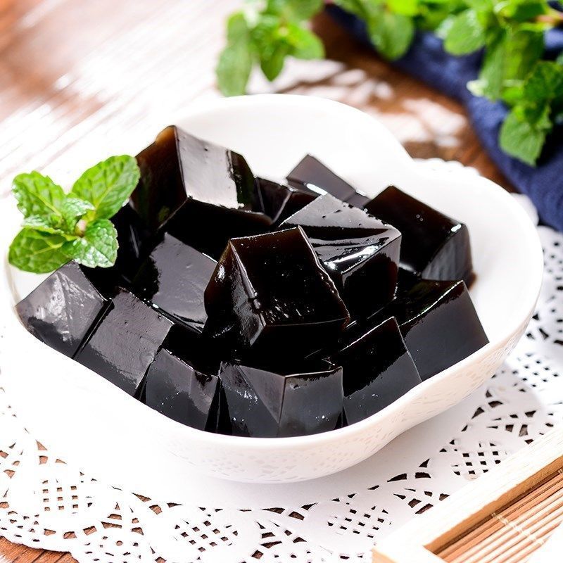 新货江西凉粉黑色江门凉粉贵州凉粉配料贵州特产块仙草粉烧仙草白凉粉