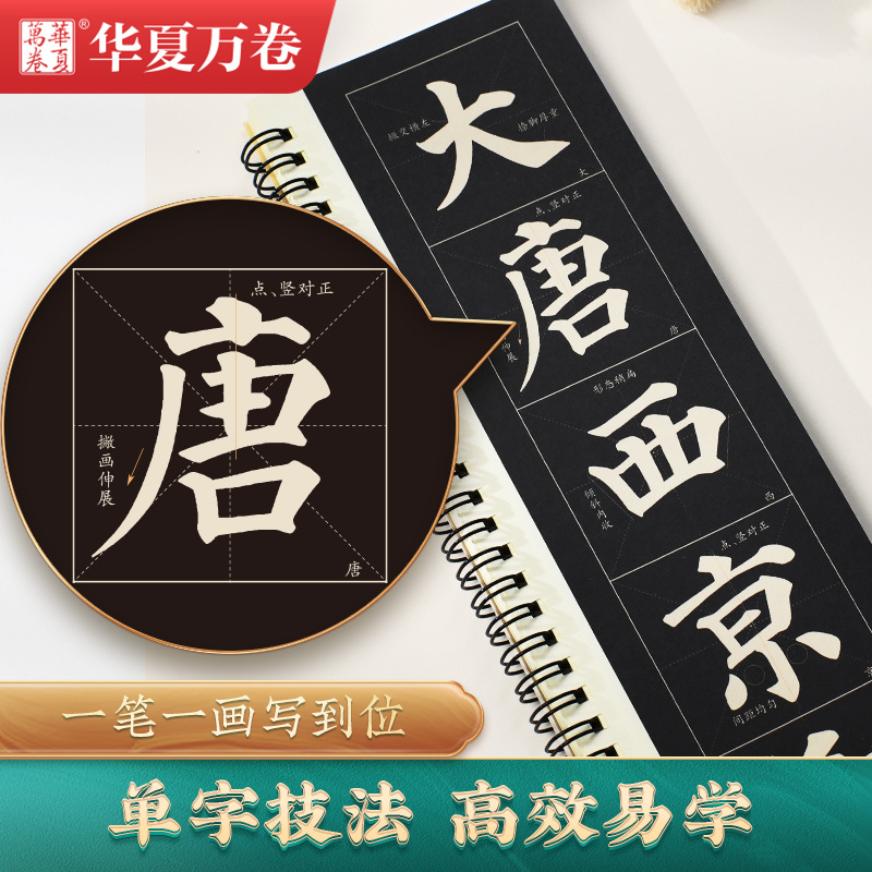 [全文收录]多宝塔3册全套 [正版]精修放大版颜真卿多宝塔碑近距离临摹字卡米字格入门放大版碑帖视频教学技法解说颜体初学者高清大图
