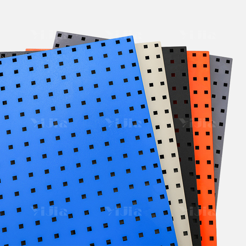 翌嘉YJ4121058 五金方孔洞洞板置物架金属工具挂板壁挂收纳整理挂架 1500*500*1.2高清大图